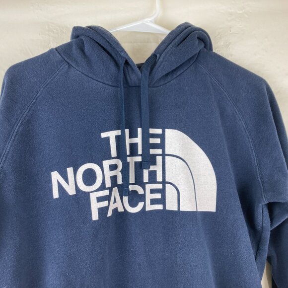 The North Face Logo Hoodie Womens Sz M Hooded Sweatshirt Pull Over Long Sleeve - Picture 2 of 5